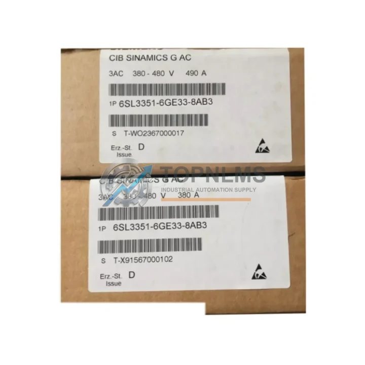 Siemens 6SL3351-6GE33-8AB3 VFD product image