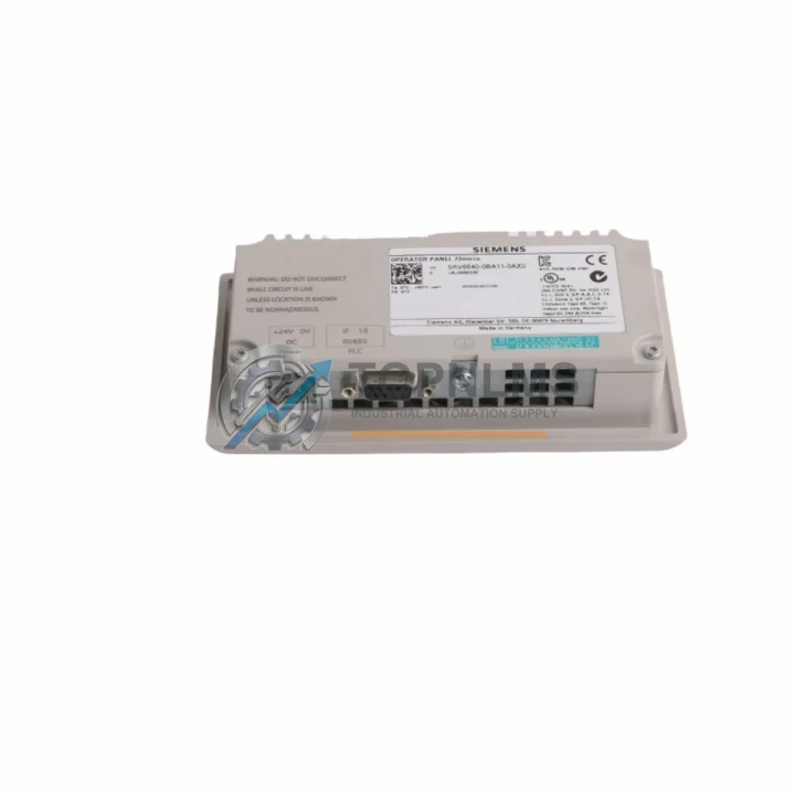 Siemens 6AV6640-0BA11-0AX0 HMI product image