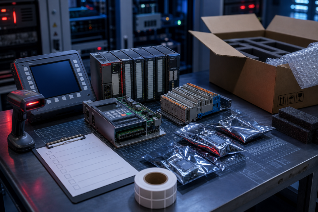 shutdown spare kit PLC HMI VFD spare parts 2026
