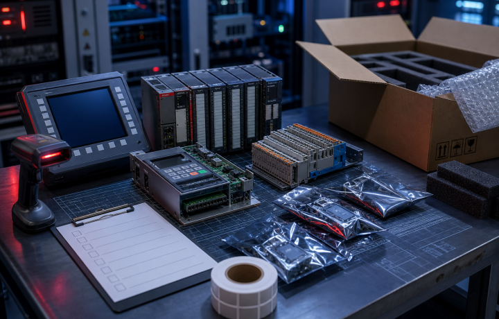 shutdown spare kit PLC HMI VFD spare parts 2026